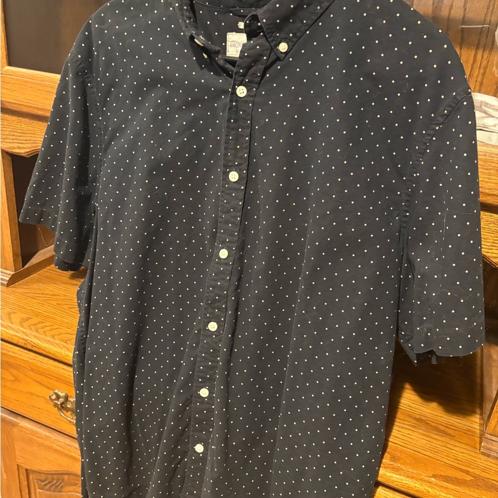 Denim & Supply Ralph Lauren Black Button Down Shirt men’s XL